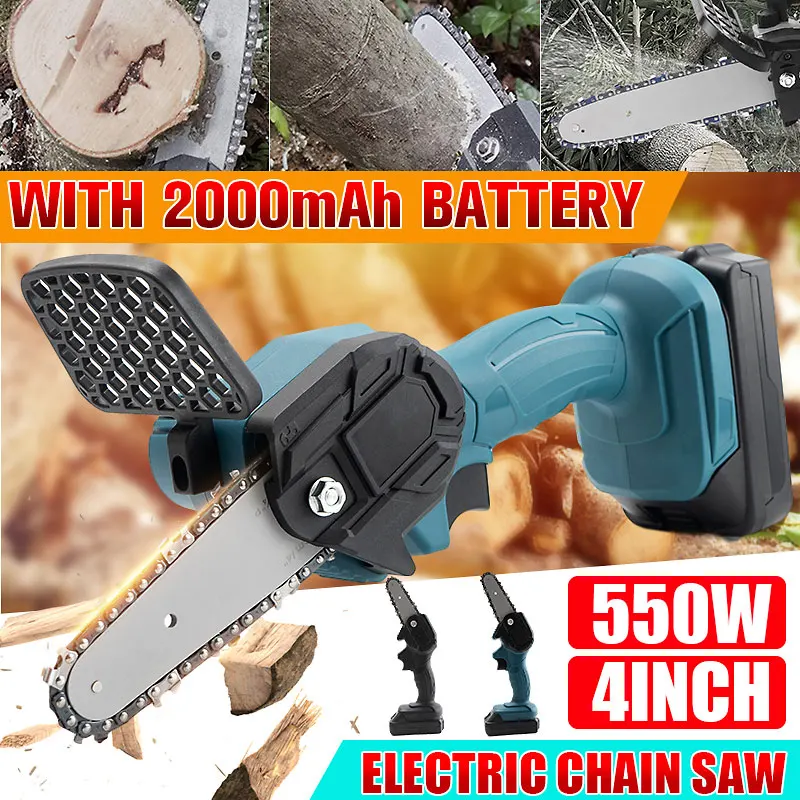 4-Inch Portable Mini Electric Chainsaw Electric Pruning Saw Garden Logging Trimming Saw For Wood Cutting With Lithium Batteries
4-Inch Portable Mini Electric Chainsaw Electric Pruning Saw Garden Logging Trimming Saw For Wood Cutting With Lithium Batteries