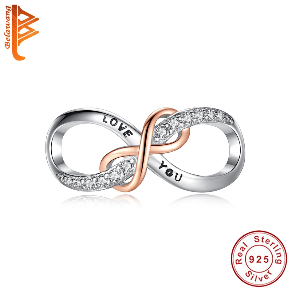 Luxury Double Infinity Charms 100% 925 Sterling Sliver Love You Charms Fit Bracelet and Bangle Crystal Jewelry For Women
Luxury Double Infinity Charms 100% 925 Sterling Sliver Love You Charms Fit Bracelet and Bangle Crystal Jewelry For Women