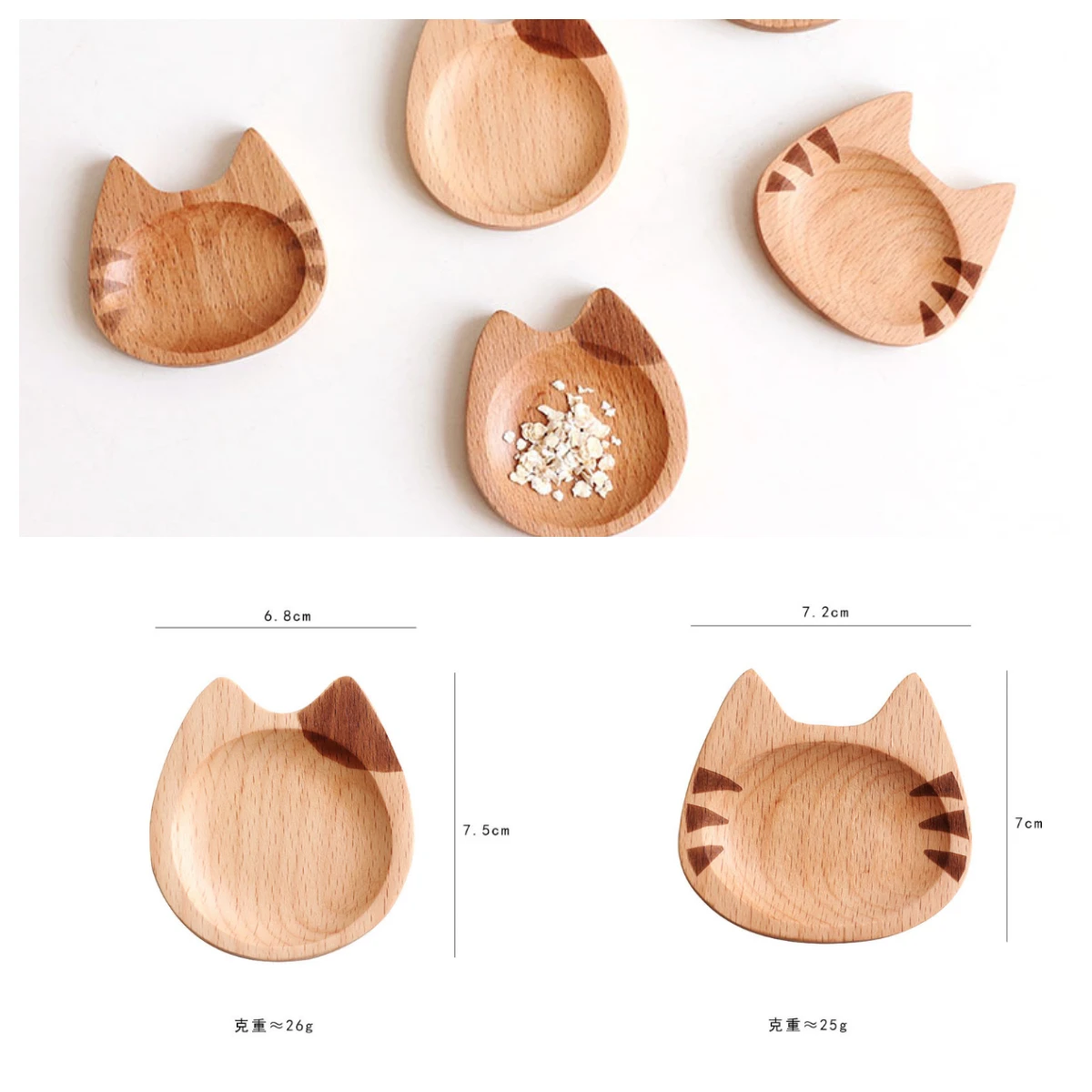 Japan Style Dipping Sauce Dishes Wood Plates Multipurpose Kawai Cat Pattern,Seasoning Dishes Soy Sauce Dipping Bowls for Party
Japan Style Dipping Sauce Dishes Wood Plates Multipurpose Kawai Cat Pattern,Seasoning Dishes Soy Sauce Dipping Bowls for Party