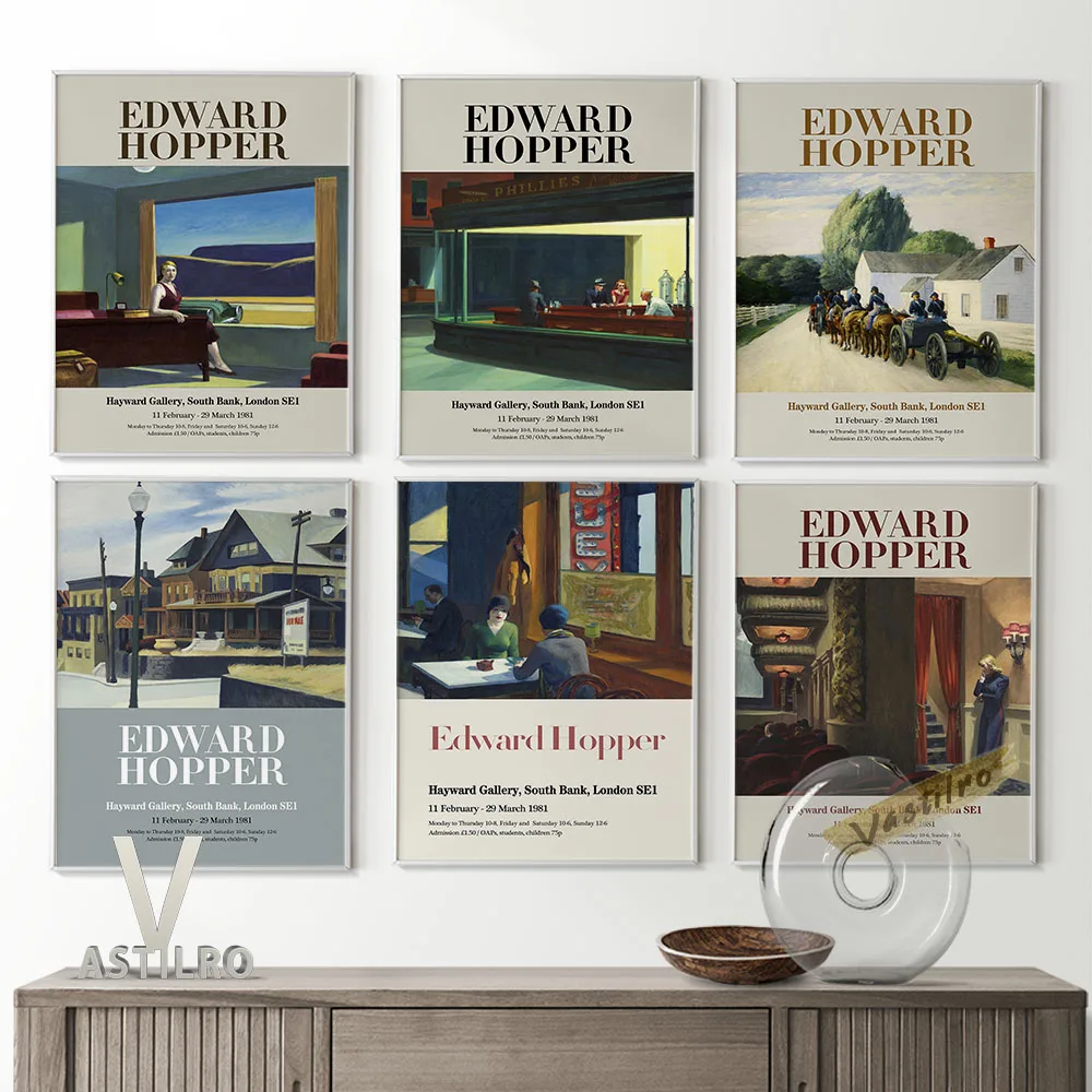 Edward Hopper Famous Classic Poster Retro Art Canvas Painting Exhibition Museum Print Art Wall Picture Modern Home Room Decor
Edward Hopper Famous Classic Poster Retro Art Canvas Painting Exhibition Museum Print Art Wall Picture Modern Home Room Decor