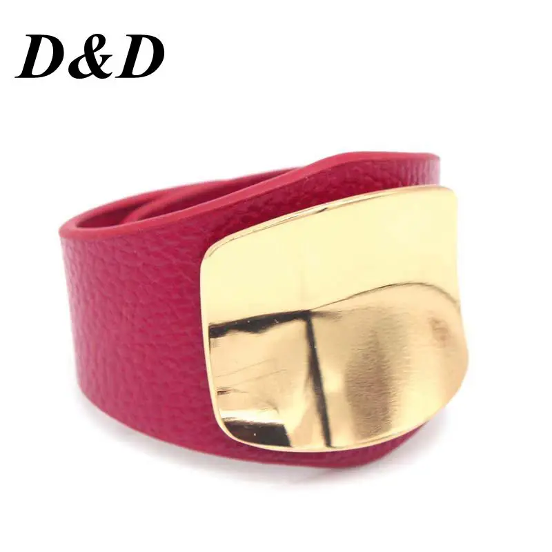 2021 Personality Leather Bracelet Women with Alloy Buckle Adjustable Fashion Unisex Bracelets & Bangles Punk Jewelry
2021 Personality Leather Bracelet Women with Alloy Buckle Adjustable Fashion Unisex Bracelets & Bangles Punk Jewelry