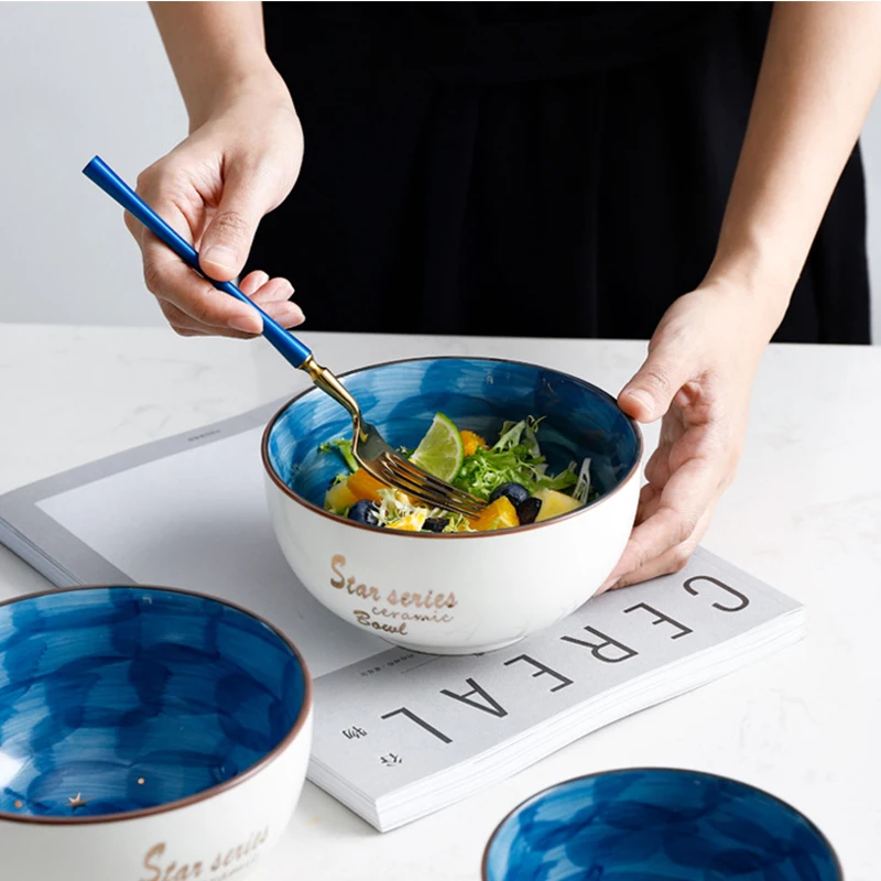 Simply Style Beautiful Starry Sky Ceramic Bowl Porcelain Rice Soup Salad Bowls Creative Restaurant Household Bowl
Simply Style Beautiful Starry Sky Ceramic Bowl Porcelain Rice Soup Salad Bowls Creative Restaurant Household Bowl