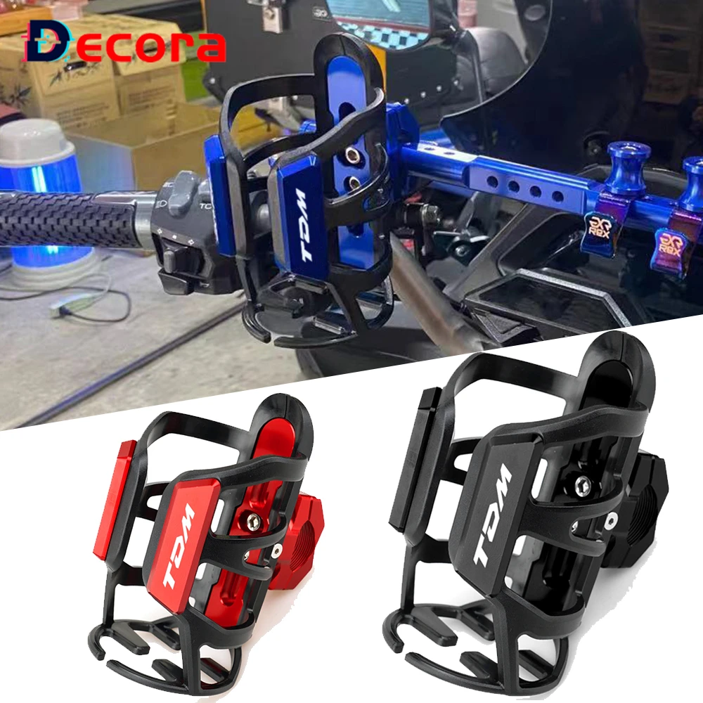 

With Logo Motorcycle Beverage Water Bottle Drink Cup Holder Mount For YAMAHA TDM850 TDM900 TDM 850 900 High quality Accessories