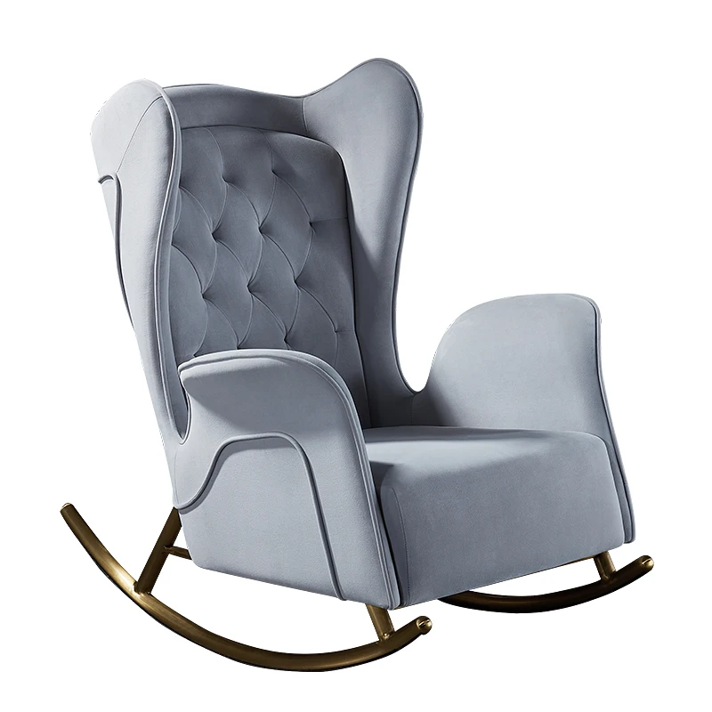 zq Nordic Balcony Stainless Steel Rocking Chair Living Room Single Sofa Light Luxury Creative High Back Recliner
zq Nordic Balcony Stainless Steel Rocking Chair Living Room Single Sofa Light Luxury Creative High Back Recliner