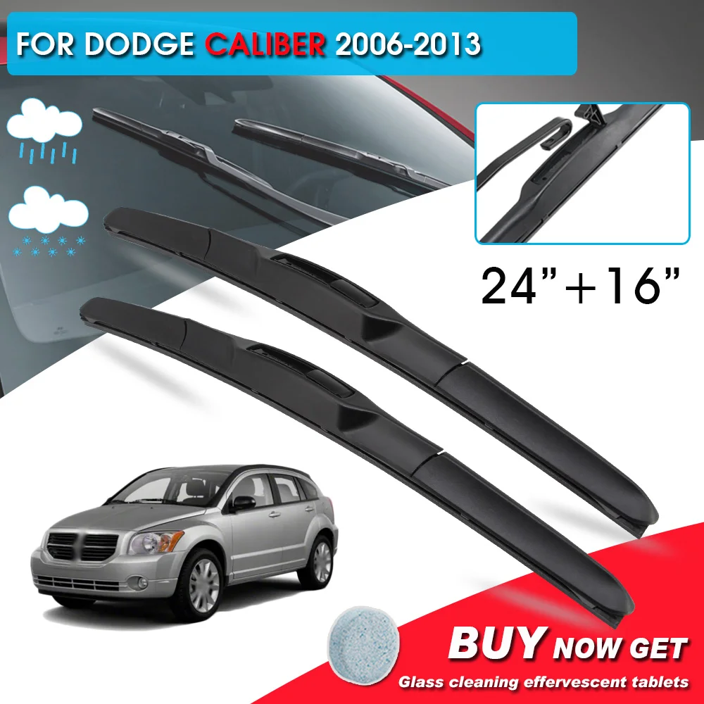 BROSHOO Car Front Window Windshield Wipers Blade For Dodge Caliber 24"+16" LHD&RHD Car Model Year 2006-2013 Auto Accessories
BROSHOO Car Front Window Windshield Wipers Blade For Dodge Caliber 24"+16" LHD&RHD Car Model Year 2006-2013 Auto Accessories