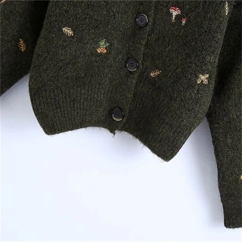 ZXQJ Women 2020 Fashion Embroidery Knitted Cardigan Sweater Vintage Long Sleeve Button-up Female Outerwear Chic Tops 
ZXQJ Women 2020 Fashion Embroidery Knitted Cardigan Sweater Vintage Long Sleeve Button-up Female Outerwear Chic Tops