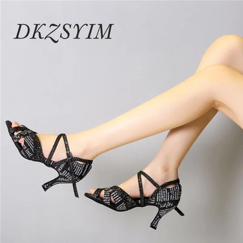 DKZSYIM Black Latin Dance Shoes Women/Ladies Ballroom Girls Dancing Sandals Soft Suede High Quality Party Dance Shoes High Heels
DKZSYIM Black Latin Dance Shoes Women/Ladies Ballroom Girls Dancing Sandals Soft Suede High Quality Party Dance Shoes High Heels