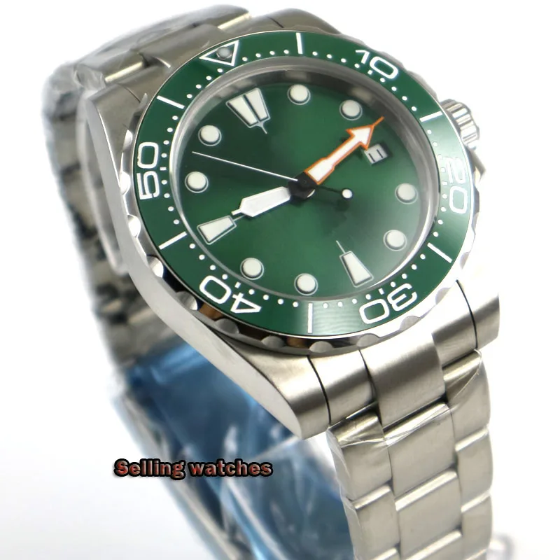 BLIGER Green 40mm Automatic Wristwatch Men Sapphire Glass Steel Band Date Window MIYOTA/MINGZHU Movement
BLIGER Green 40mm Automatic Wristwatch Men Sapphire Glass Steel Band Date Window MIYOTA/MINGZHU Movement