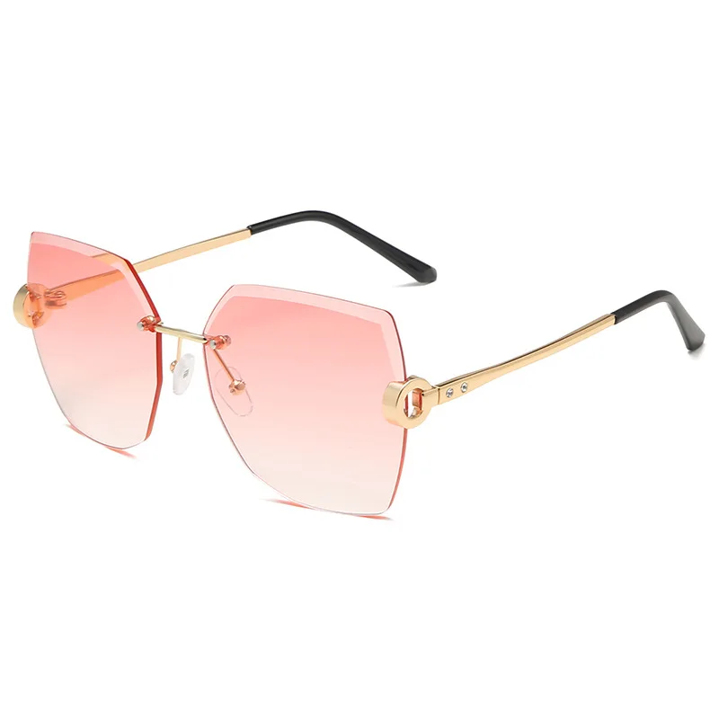 Fashion Rimless Sunglasses Women Brand Designer Sun Glasses Gradient Shades Cutting Lens Ladies Frameless Metal Eyeglasses
Fashion Rimless Sunglasses Women Brand Designer Sun Glasses Gradient Shades Cutting Lens Ladies Frameless Metal Eyeglasses