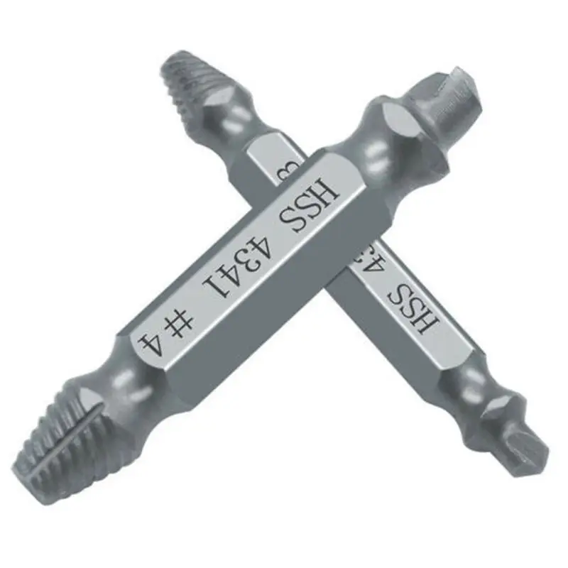 4pcs Material Damaged Screw Extractor Drill Bits Guide Set Broken Speed Out Easy out Bolt Stud Stripped Screw Remover Tool
4pcs Material Damaged Screw Extractor Drill Bits Guide Set Broken Speed Out Easy out Bolt Stud Stripped Screw Remover Tool