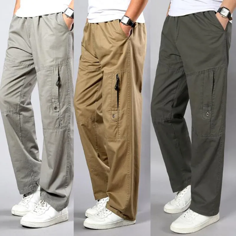 New Men's Spring Autumn Pants Casual Loose Mens Pant Multi Pocket Military Long Trousers Men High Quality Plus size 5XL
New Men's Spring Autumn Pants Casual Loose Mens Pant Multi Pocket Military Long Trousers Men High Quality Plus size 5XL