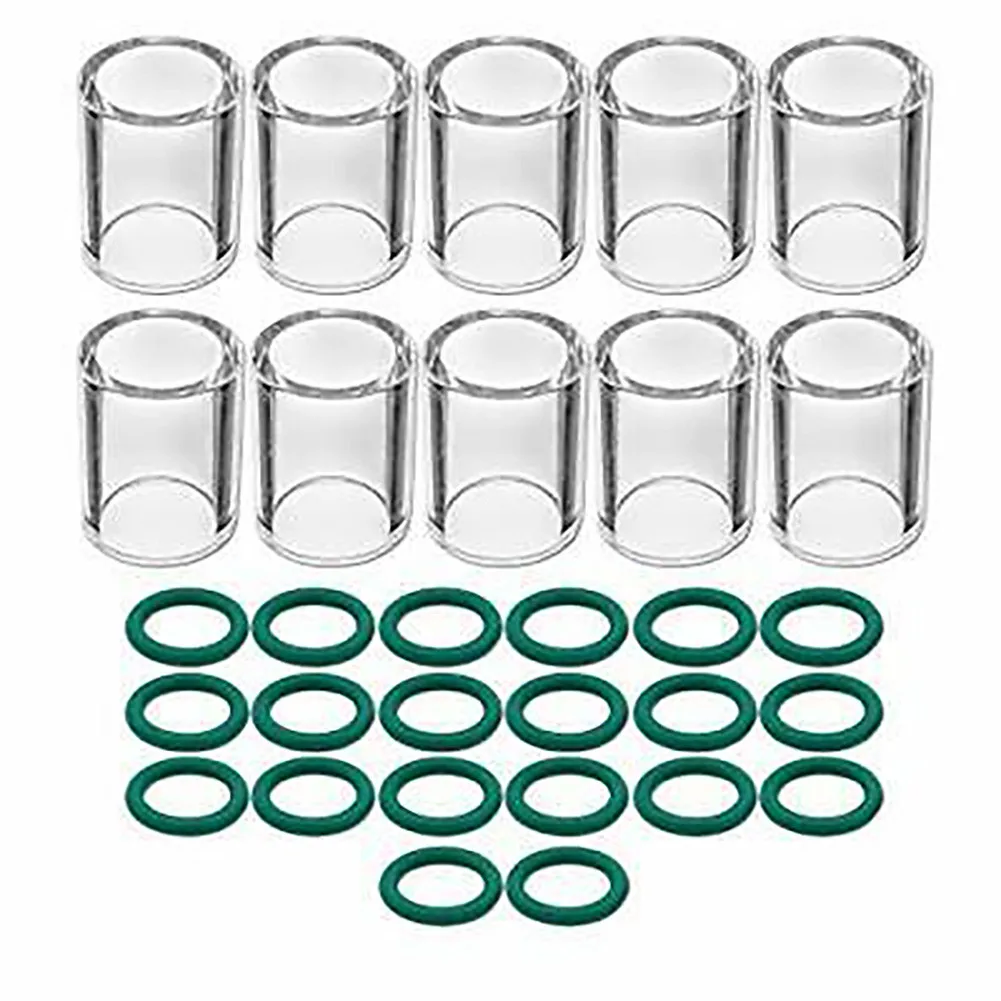 30Pcs 10 TIG Welding Torch Glass Cup O-Ring Kit For SR WP-17/18/26 & SR WP- 9/20 Welding Accessories
30Pcs 10 TIG Welding Torch Glass Cup O-Ring Kit For SR WP-17/18/26 & SR WP- 9/20 Welding Accessories