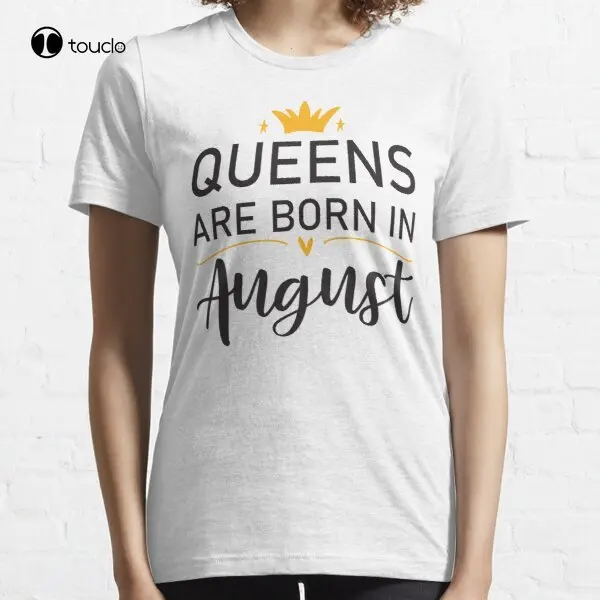 New Queens Are Born In August, Trendy Birthday Graphic, Cool Design Essential T-Shirt Cotton Tee Shirt Woman Women Girl
New Queens Are Born In August, Trendy Birthday Graphic, Cool Design Essential T-Shirt Cotton Tee Shirt Woman Women Girl