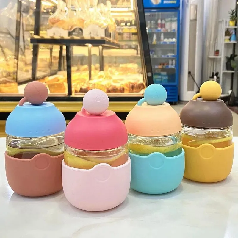 300ml Cute Pet Girls Glass Water Bottle with Cover Hidden Design Handle Portable Kids Small Cup Flask Shaker Travel Coffee Mug
300ml Cute Pet Girls Glass Water Bottle with Cover Hidden Design Handle Portable Kids Small Cup Flask Shaker Travel Coffee Mug