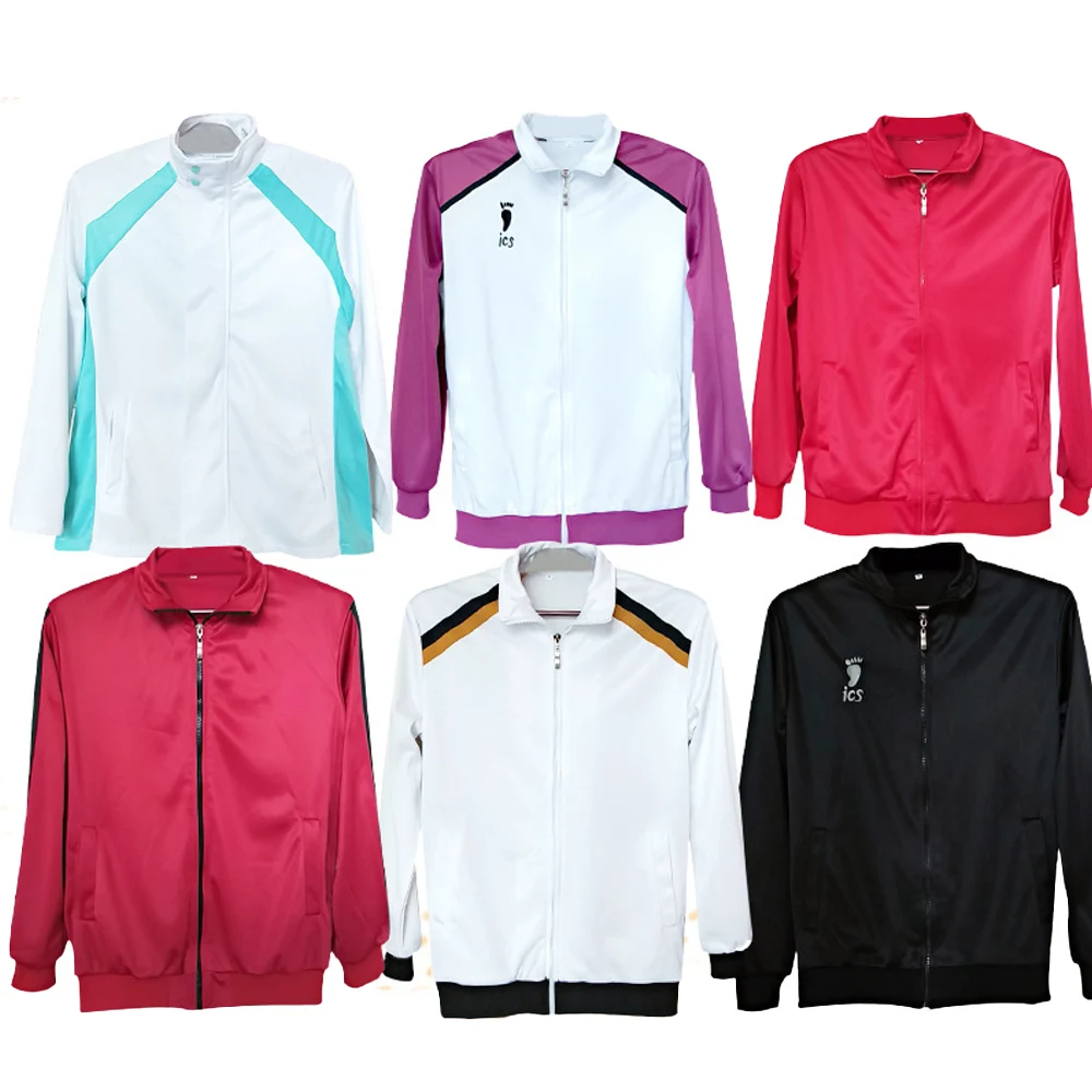 Anime Haikyuu Cosplay Jacket Haikyuu Black Sportswear Karasuno High School Volleyball Club Uniform Costumes Coat for Boys
Anime Haikyuu Cosplay Jacket Haikyuu Black Sportswear Karasuno High School Volleyball Club Uniform Costumes Coat for Boys