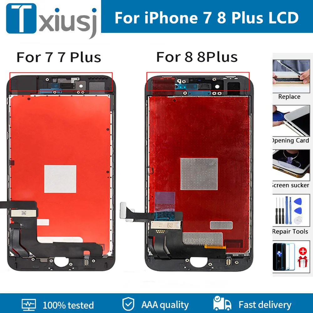 Original Quality Screen For iPhone 7 8 Plus LCD Display With 3D Touch Screen High Brightness Digitizer Assembly Replacement
Original Quality Screen For iPhone 7 8 Plus LCD Display With 3D Touch Screen High Brightness Digitizer Assembly Replacement