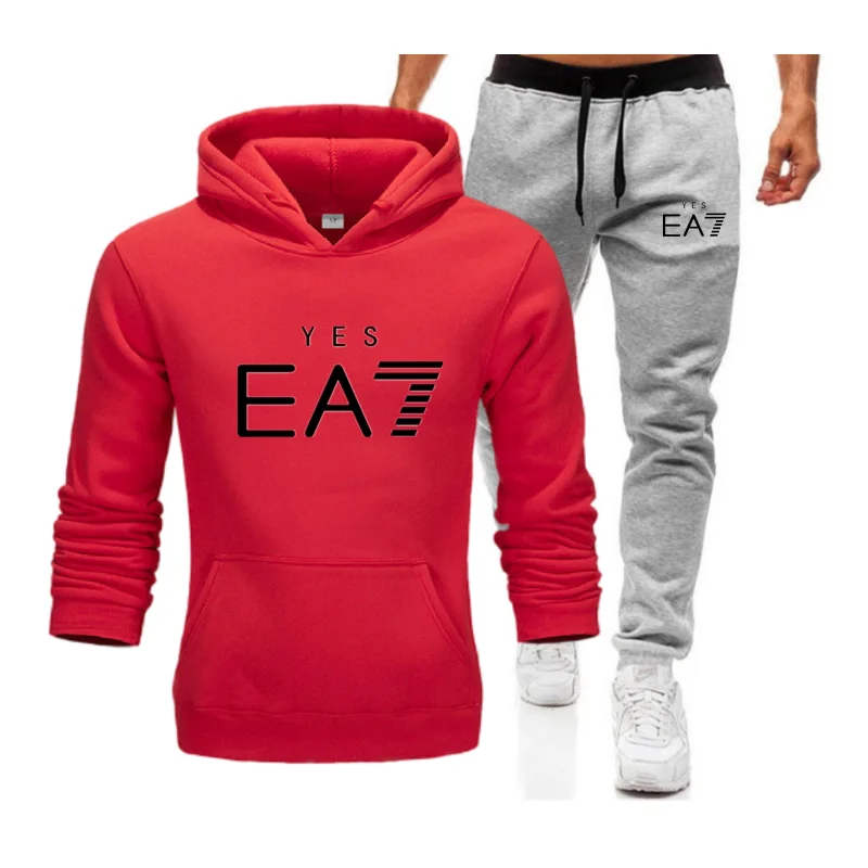 Thin casual men's suit clothing fashion sportswear hoodie sportswear sweatshirt + pants two-piece pullover
Thin casual men's suit clothing fashion sportswear hoodie sportswear sweatshirt + pants two-piece pullover