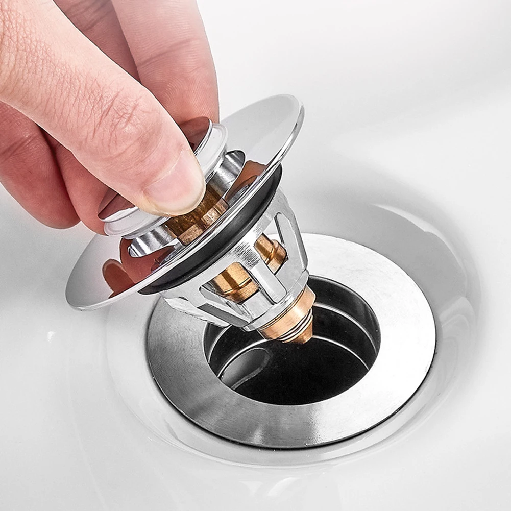 Prevents Hair Clogging Filter Plug Sink Bounce Bathtub Plug Stainless Steel Rebound Core Push Drain Filter All Bathroom Supply
Prevents Hair Clogging Filter Plug Sink Bounce Bathtub Plug Stainless Steel Rebound Core Push Drain Filter All Bathroom Supply