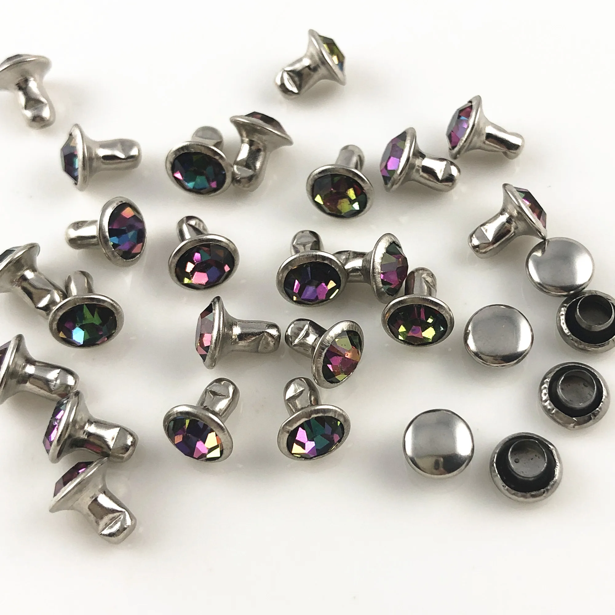 YORANYO 100 Sets CZ++ Crystal Rivets Planet Color Rivets Silver Studs Leather Craft Garment Punk Studs Fit DIY Making
YORANYO 100 Sets CZ++ Crystal Rivets Planet Color Rivets Silver Studs Leather Craft Garment Punk Studs Fit DIY Making