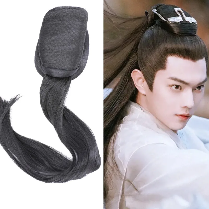 Black Hanfu Hair Accessories For Men Movie Play Immortal Heroes Hair Bun Baijue Warrior Cosplay Hairpiece
Black Hanfu Hair Accessories For Men Movie Play Immortal Heroes Hair Bun Baijue Warrior Cosplay Hairpiece