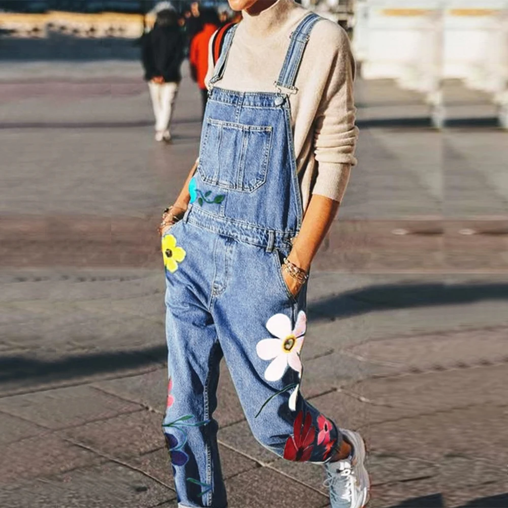 KALENMOS Denim Rompers Jumpsuit Sleeveless Overalls Women Summer Floral Long Trouser Belt Jeans High Waist Pants Plus Size 5xl
KALENMOS Denim Rompers Jumpsuit Sleeveless Overalls Women Summer Floral Long Trouser Belt Jeans High Waist Pants Plus Size 5xl