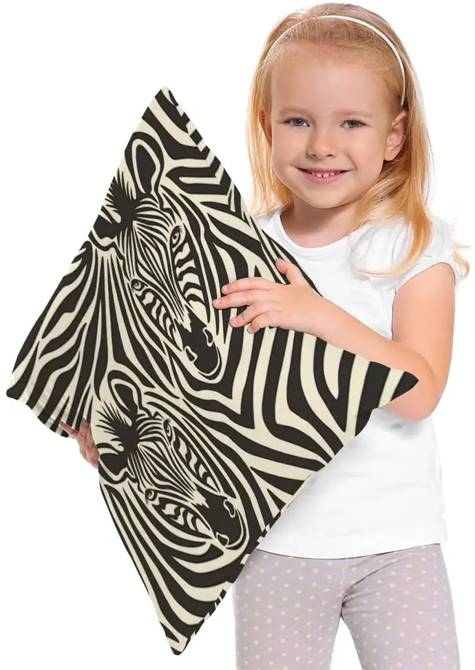 Zebra Pillow Safari Couple of Zebras Eyes Face Heads Pattern Wild Animals Cotton Linen Cushion Cover Square Pillow Cases for Men
Zebra Pillow Safari Couple of Zebras Eyes Face Heads Pattern Wild Animals Cotton Linen Cushion Cover Square Pillow Cases for Men
