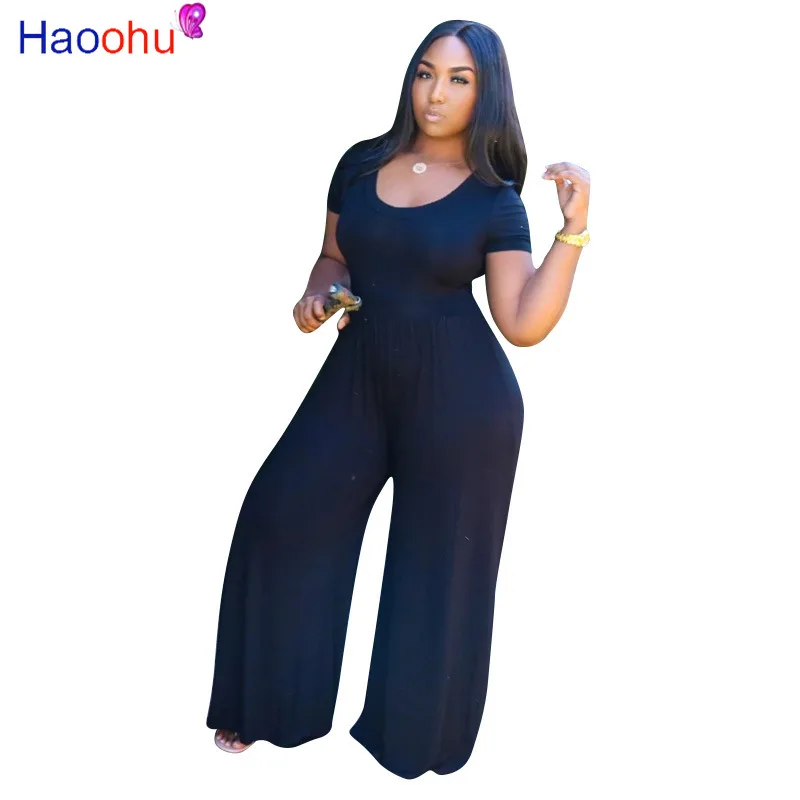 Casual Sexy Women Summer Jumpsuit Short Sleeve O Neck Rompers Female Overalls Wide Leg Playsuit Women Plus Size Jumpsuits XL~5XL
Casual Sexy Women Summer Jumpsuit Short Sleeve O Neck Rompers Female Overalls Wide Leg Playsuit Women Plus Size Jumpsuits XL~5XL