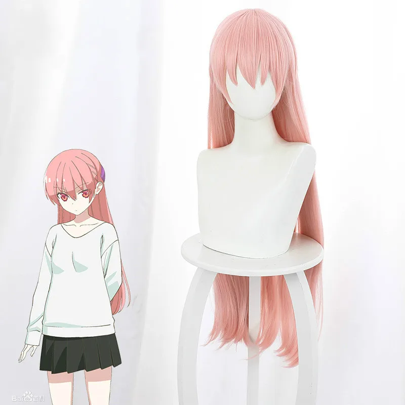 Парик для косплея из аниме Tonikaku Kawaii Tsukuyomi Tsukasa Yuzaki розовый термостойкий