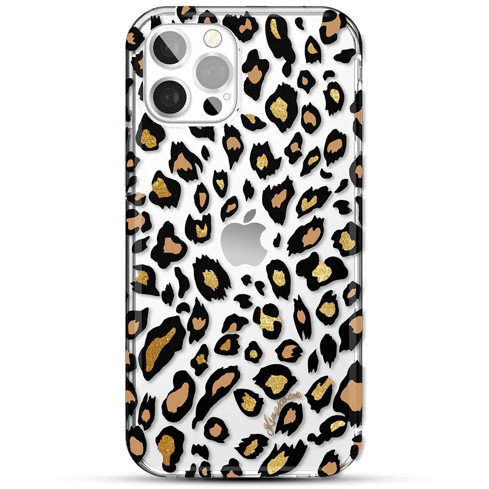 Leopard Pattern Gilitter Case for iphone 12 pro max/12 pro Silicone Women Back Cover 12 Phone Shell Luxury Shockproof KINGXBAR
Leopard Pattern Gilitter Case for iphone 12 pro max/12 pro Silicone Women Back Cover 12 Phone Shell Luxury Shockproof KINGXBAR
