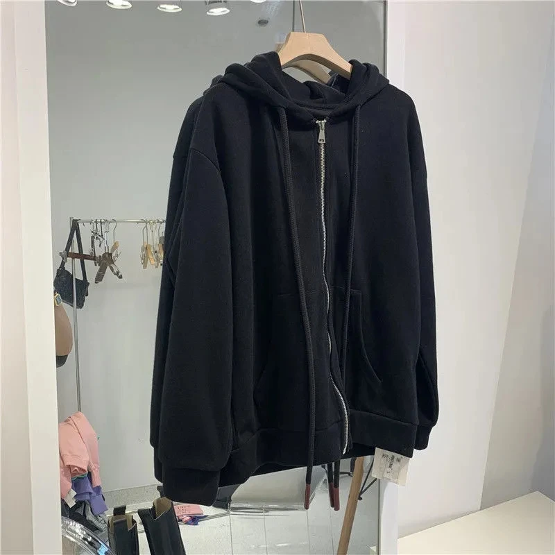 Women Vintage Casual Hooded clothes violet sweatshirt 2021 New Fashion zipper Hoodeds Loose Sweater harajuku sweatshirts tops
Women Vintage Casual Hooded clothes violet sweatshirt 2021 New Fashion zipper Hoodeds Loose Sweater harajuku sweatshirts tops