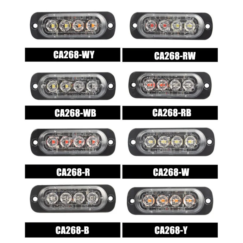 4LED Auto Strobe Warning Light Grill Flashing Demolition Emergency Led Light Side New Technology That Reduces Power Consumption
4LED Auto Strobe Warning Light Grill Flashing Demolition Emergency Led Light Side New Technology That Reduces Power Consumption