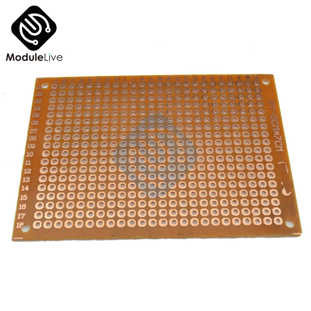 Universal PCB Board 5x7 5 x 7 cm 2.54mm DIY Prototype Paper Printed Circuit Panel 5x7cm 50x70mm
Universal PCB Board 5x7 5 x 7 cm 2.54mm DIY Prototype Paper Printed Circuit Panel 5x7cm 50x70mm