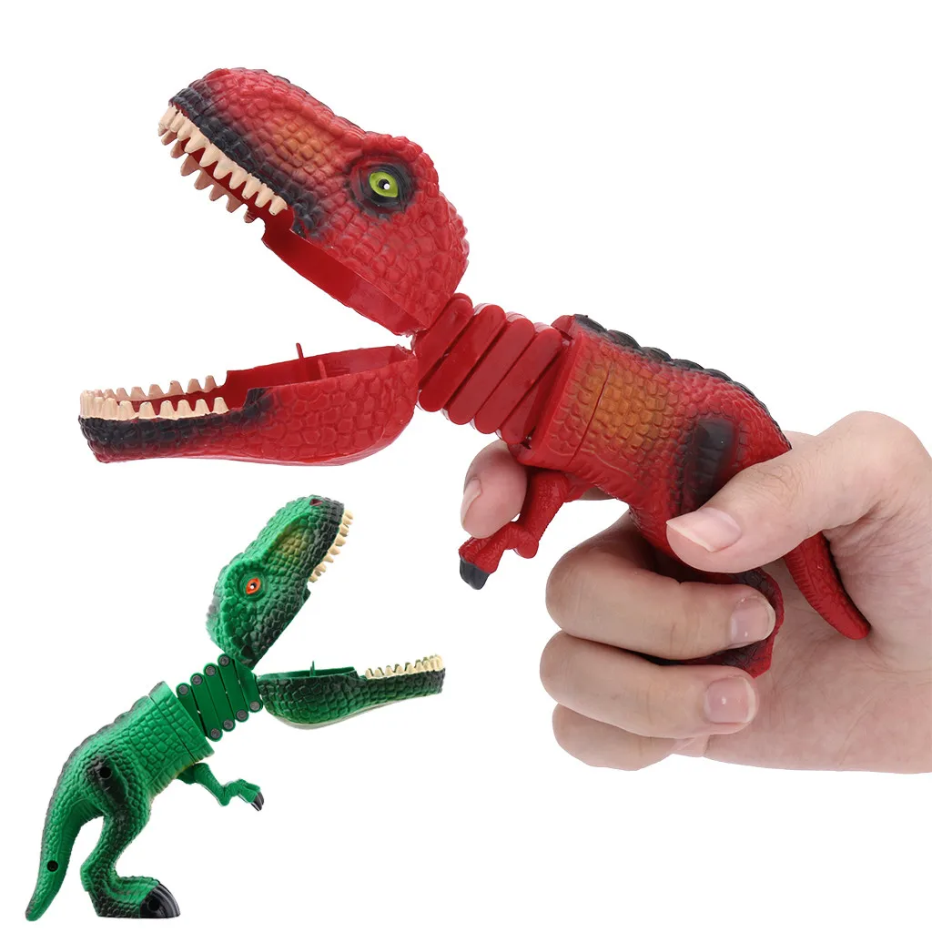 

Animal Figures Grabber Claw Dinosaur Game Snapper Pick Up Claw Novelty Kids Gift Novelty Funny Toy Dinosaur Game Funny Prank Toy