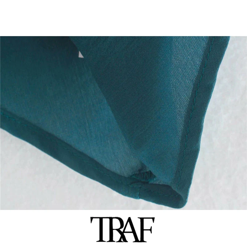 TRAF Women Sexy Fashion Side Buttons Gathering Blouses Vintage Crossover V Neck Thin Straps Female Shirts Chic Tops
TRAF Women Sexy Fashion Side Buttons Gathering Blouses Vintage Crossover V Neck Thin Straps Female Shirts Chic Tops