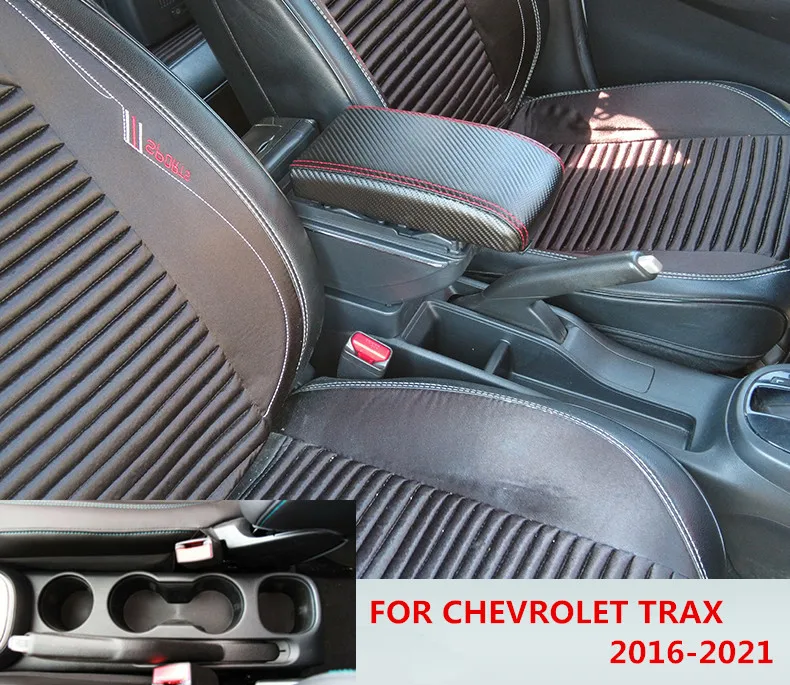 7USB Car Armrest For Chevrolet Chevy Trax 2016-2021 Carbon Fiber Auto Interior Accessories Driver Storage Console Box Arm Rest 
7USB Car Armrest For Chevrolet Chevy Trax 2016-2021 Carbon Fiber Auto Interior Accessories Driver Storage Console Box Arm Rest