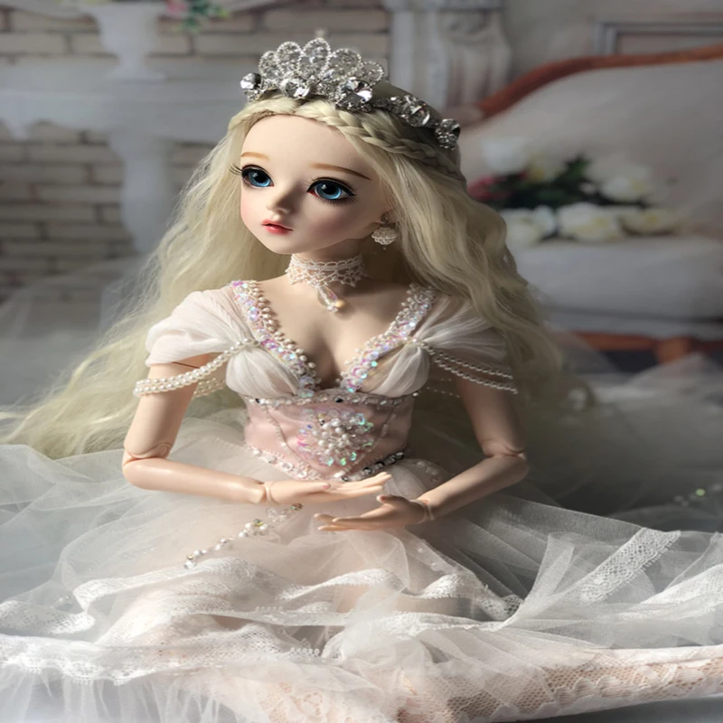 Новинка 60 см Bjd Роскошная кукла принцессы 3d большие глаза и красивая кукла «сделай сам» с одеждой и платьем Модная Кукла
Новинка 60 см Bjd Роскошная кукла принцессы 3d большие глаза и красивая кукла «сделай сам» с одеждой и платьем Модная Кукла