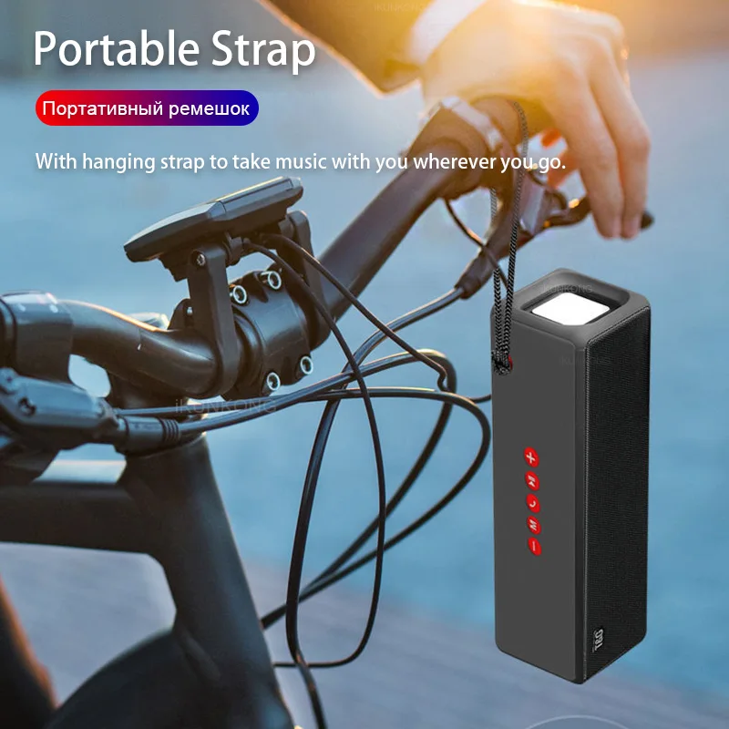 Portable Bluetooth Speaker Wireless Bass Subwoofer Waterproof Outdoor Speakers Boombox AUX TF USB Stereo Loudspeaker Music Box
Portable Bluetooth Speaker Wireless Bass Subwoofer Waterproof Outdoor Speakers Boombox AUX TF USB Stereo Loudspeaker Music Box