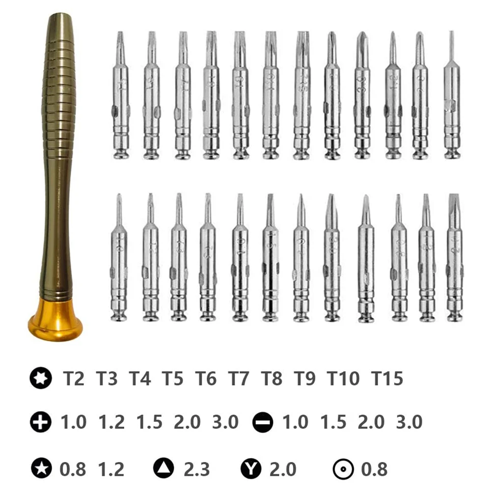 Screwdriver Set 25 In 1 Torx Multifunctional Opening Repair Tool Set Precision Screwdriver For Phones Tablet PC HEX TROX DIY KIT
Screwdriver Set 25 In 1 Torx Multifunctional Opening Repair Tool Set Precision Screwdriver For Phones Tablet PC HEX TROX DIY KIT