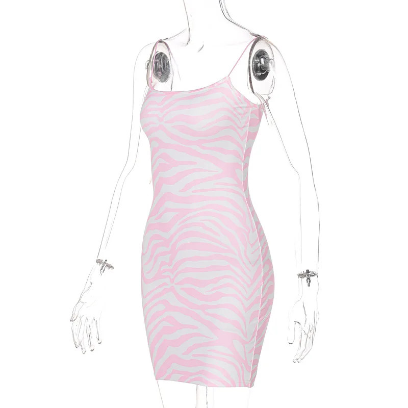 2021 Summer Zebra Print Women Straps Mini Dress Bodycon Sexy Dress Women Streetwear Party Club Clothing Y2K Robe Femme
2021 Summer Zebra Print Women Straps Mini Dress Bodycon Sexy Dress Women Streetwear Party Club Clothing Y2K Robe Femme
