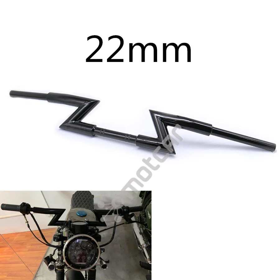 Motorbike Extended Thickened 1/8" Diameter Lightning Steel Low Z-Bar Drag Handlebar Universal For Harley Kawasaki 22mm Diameter
Motorbike Extended Thickened 1/8" Diameter Lightning Steel Low Z-Bar Drag Handlebar Universal For Harley Kawasaki 22mm Diameter