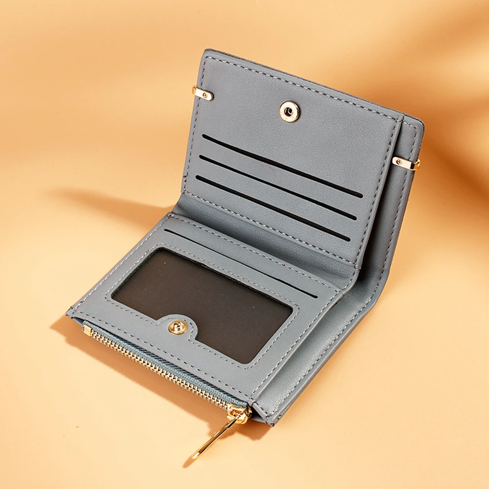 2020 New Matte Wild Korean Version Of The Purse Multi-Card Position Buckle Short Zipper Ladies Wallet
2020 New Matte Wild Korean Version Of The Purse Multi-Card Position Buckle Short Zipper Ladies Wallet
