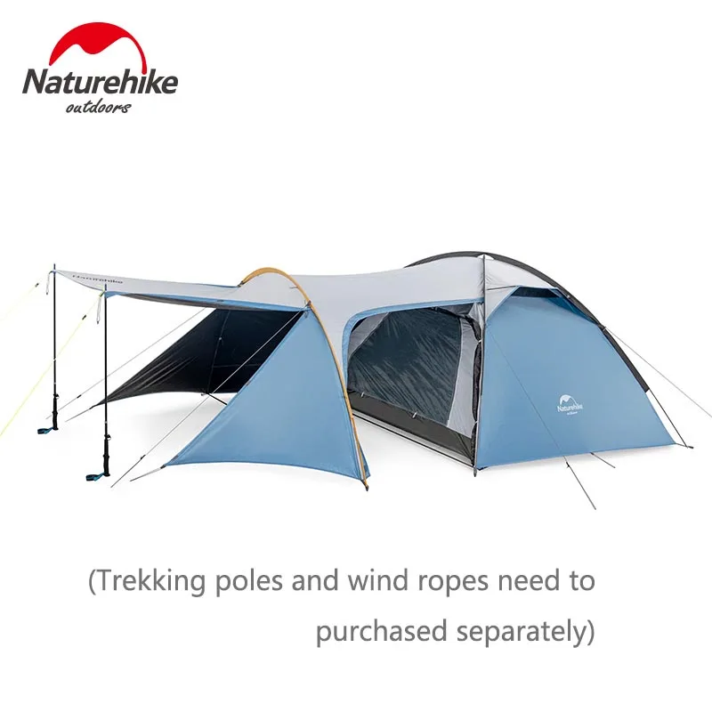 Naturehike Knight Camping Tent Large Space 3 Persons Travel Windproof Rain Tent Waterproof Double Layer Ultralight Family Camp
Naturehike Knight Camping Tent Large Space 3 Persons Travel Windproof Rain Tent Waterproof Double Layer Ultralight Family Camp