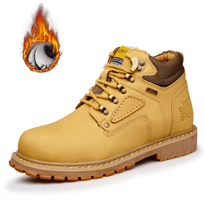 2021 New Men Boots Fashion Platform Boots Genuine Leather Couple Tooling Shoes Hiking Man Shoes Outdoor Winter Warm Ankle Boots
2021 New Men Boots Fashion Platform Boots Genuine Leather Couple Tooling Shoes Hiking Man Shoes Outdoor Winter Warm Ankle Boots