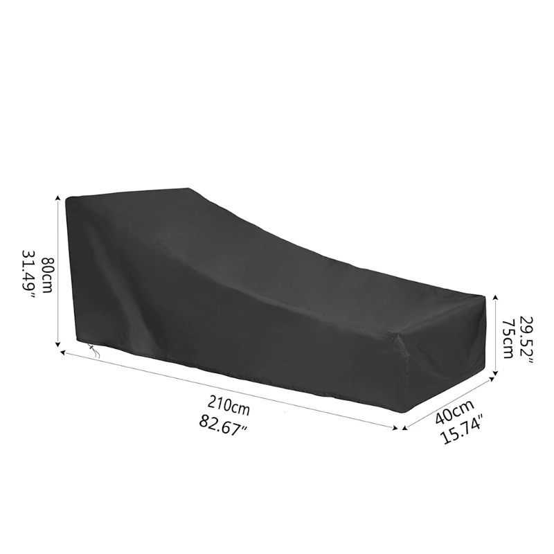 55KF Outdoor Patio Waterproof Chaise Lounge Chair Covers Furniture Cover Large Folding Heavy Duty Weather and Fade Resistant
55KF Outdoor Patio Waterproof Chaise Lounge Chair Covers Furniture Cover Large Folding Heavy Duty Weather and Fade Resistant