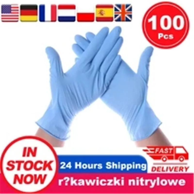 100pcs Dispossable Gloves Finger Cot Nitrile Gloves XL Thin Flexible Durable Household Latex Food Nitrile Latex Gloves In Stock
100pcs Dispossable Gloves Finger Cot Nitrile Gloves XL Thin Flexible Durable Household Latex Food Nitrile Latex Gloves In Stock