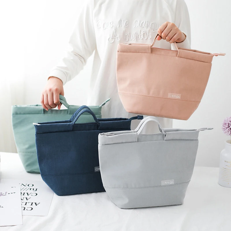Solid Color Portable Lunch Cooler Bag Picnic Food Containers Box Storage Handbags Household Kitchen Supplies Tools Accessories
Solid Color Portable Lunch Cooler Bag Picnic Food Containers Box Storage Handbags Household Kitchen Supplies Tools Accessories