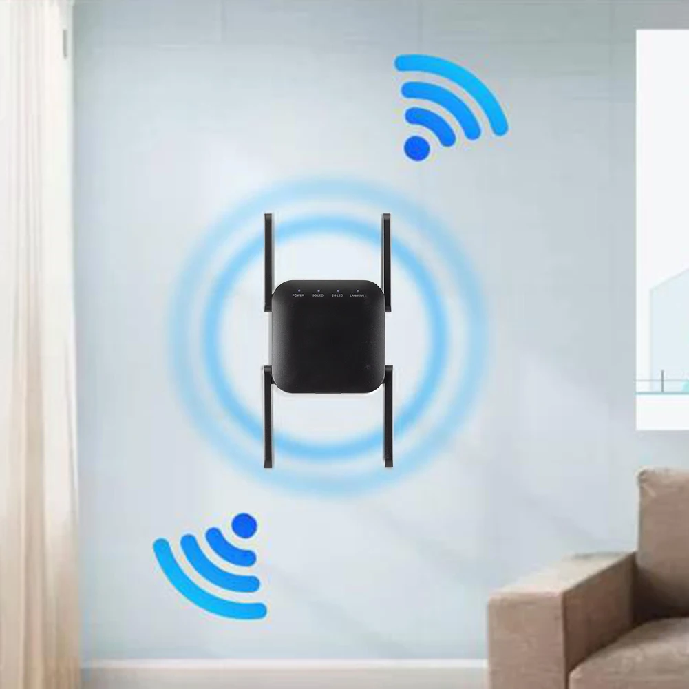 AC24 WiFi Range Extender 1200Mbps Dual Band WiFi Signal Booster AP Mode 2.4GHz 5GHz Dual Band WiFi US/EU/UK PLUG
AC24 WiFi Range Extender 1200Mbps Dual Band WiFi Signal Booster AP Mode 2.4GHz 5GHz Dual Band WiFi US/EU/UK PLUG