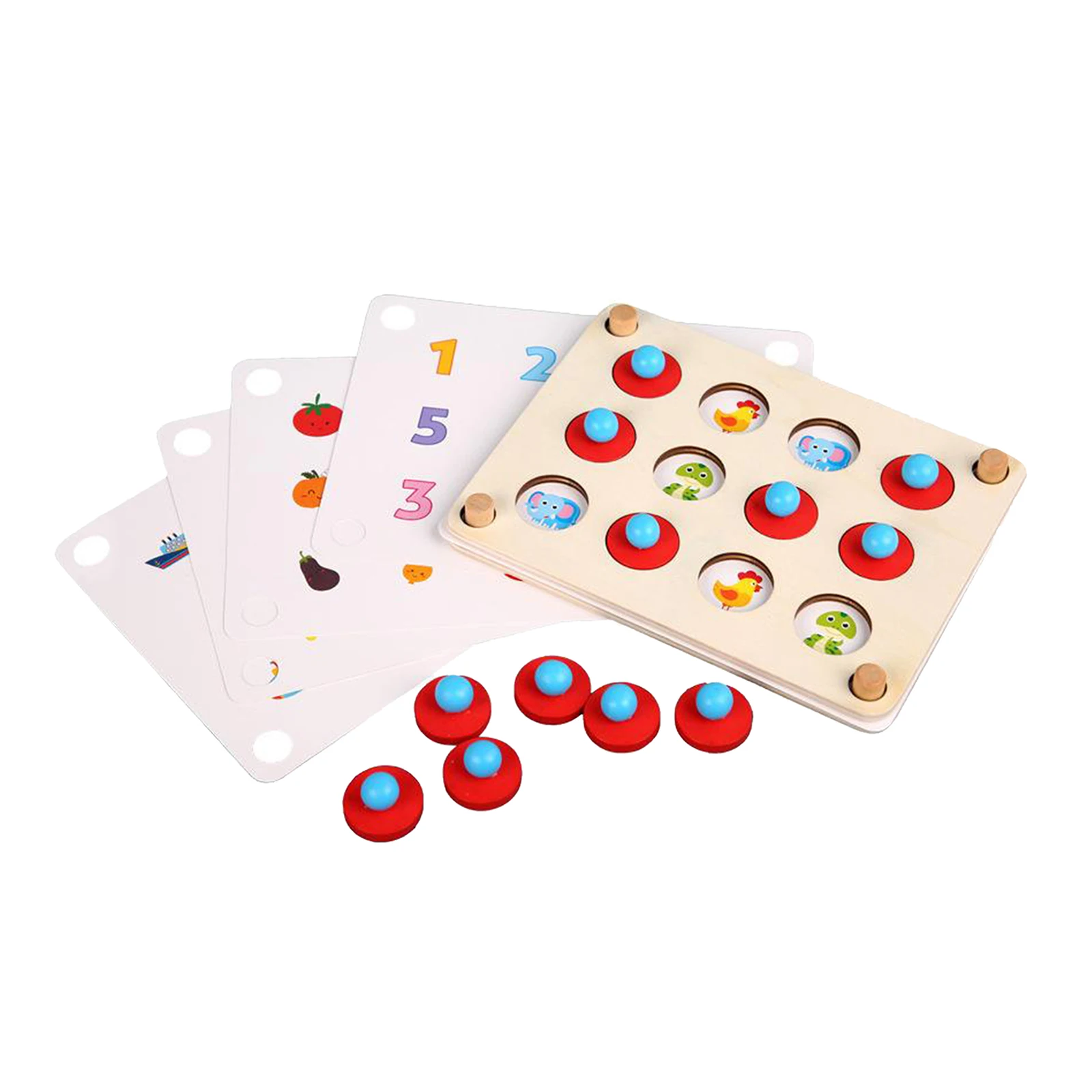 Montessori Toys Interaction Game for Parent-child Memory Match Chess Party Game Wooden Toys Early Educational for Children
Montessori Toys Interaction Game for Parent-child Memory Match Chess Party Game Wooden Toys Early Educational for Children