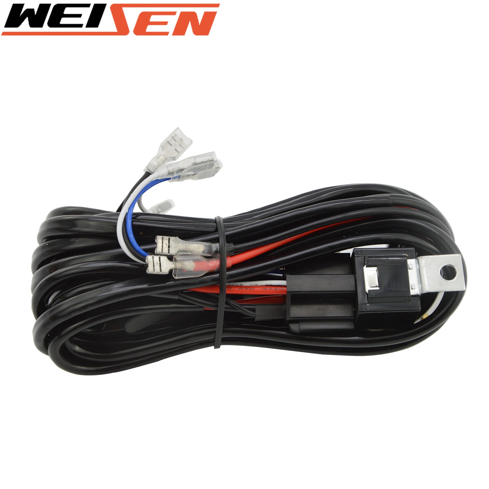 

2 LEAD 3M Wiring Harness 12V/20A Universial For Can-am Polaris Car Truck Motorcycle Drop Ship