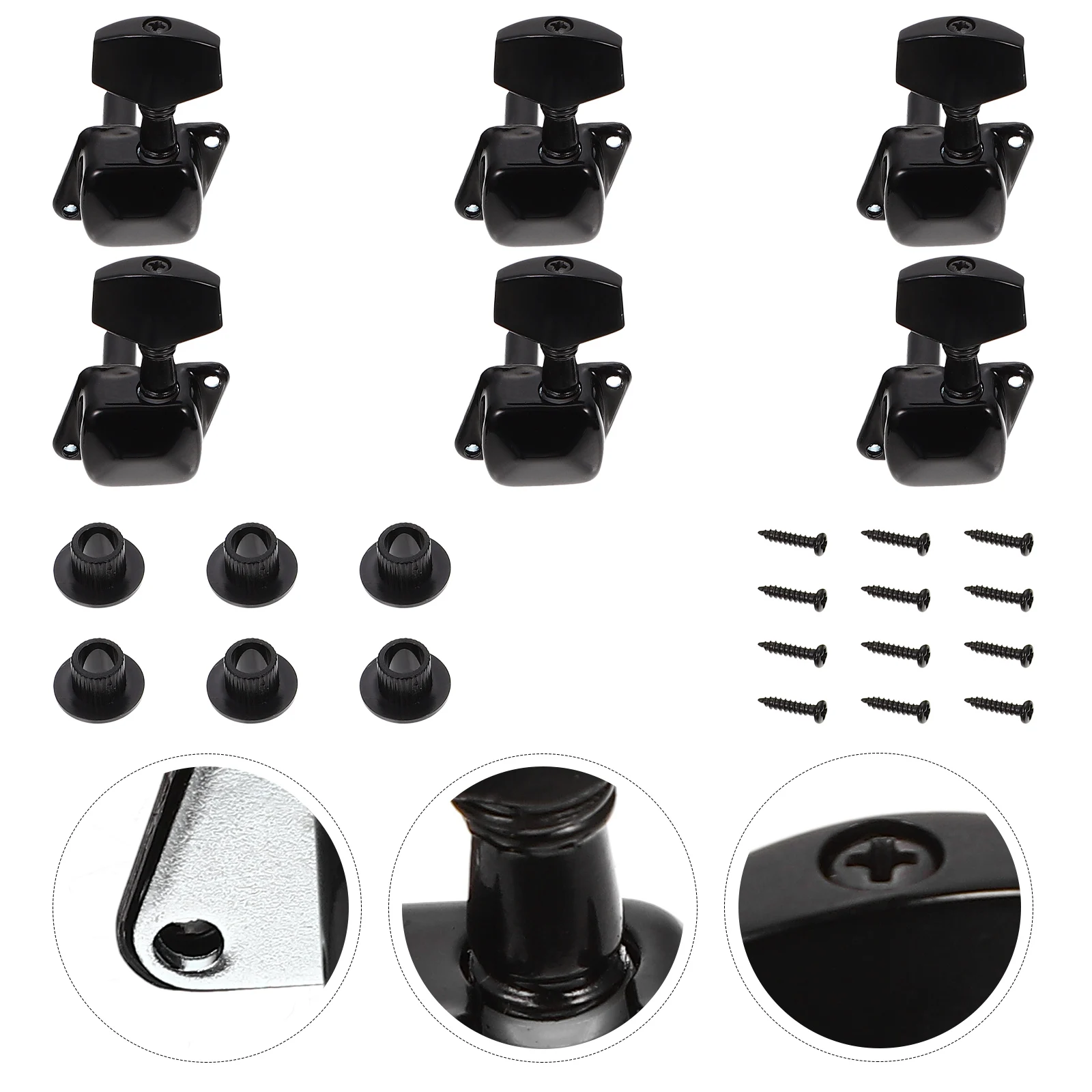 1 Set Durable Metal Simple Tuning Peg Head Tuner Head Knob String Peg for Guitar
1 Set Durable Metal Simple Tuning Peg Head Tuner Head Knob String Peg for Guitar